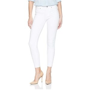 7 for all man kind white skinny women pant 27 NWT